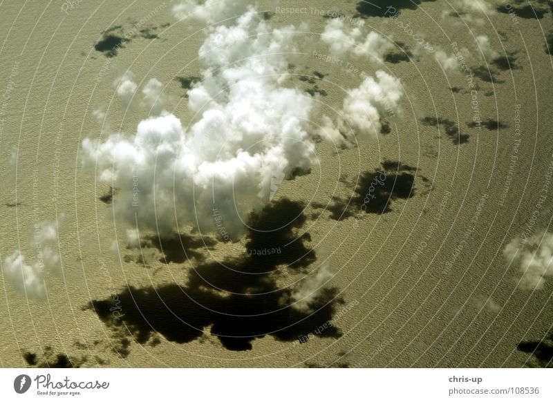 Above the clouds 3 Clouds Vantage point Climate change Sun Air Horizon Panorama (View) Airplane White Ocean Waves Ozone Environmental pollution Condensation