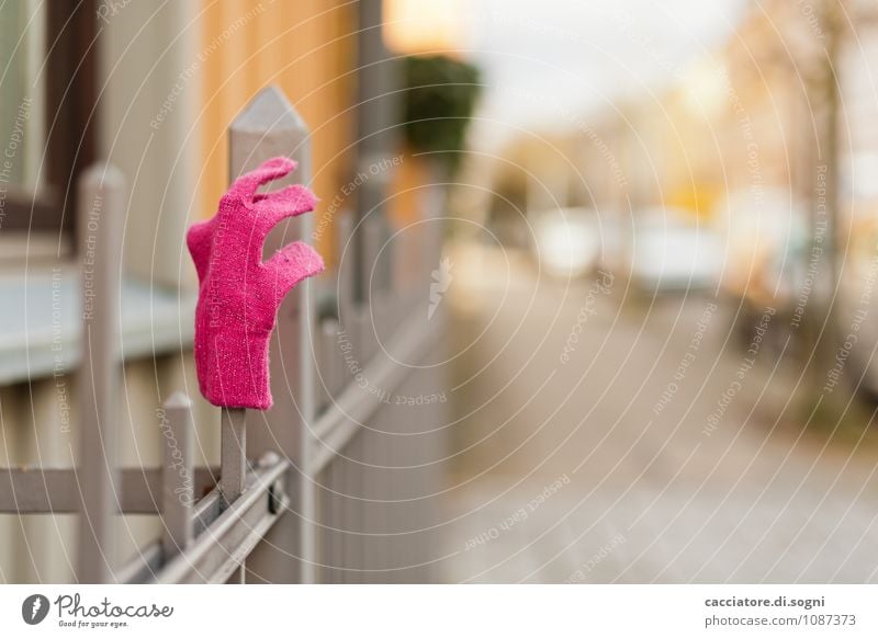 soft pink Town Fence Metalware iron fence Street Gloves Wait Simple Friendliness Happiness Fresh Point Gray Orange Pink Spring fever Endurance Orderliness