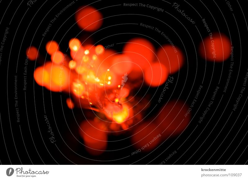 red light Light Abstract Circle Night Red Way out Night life Blur Colour Lamp Point