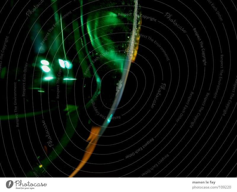 Glass face Reflection Black Green Swing Curved Art Obscure Tasty Round Blue Line Orange Surrealism Fantasy literature dream image Face Structures and shapes