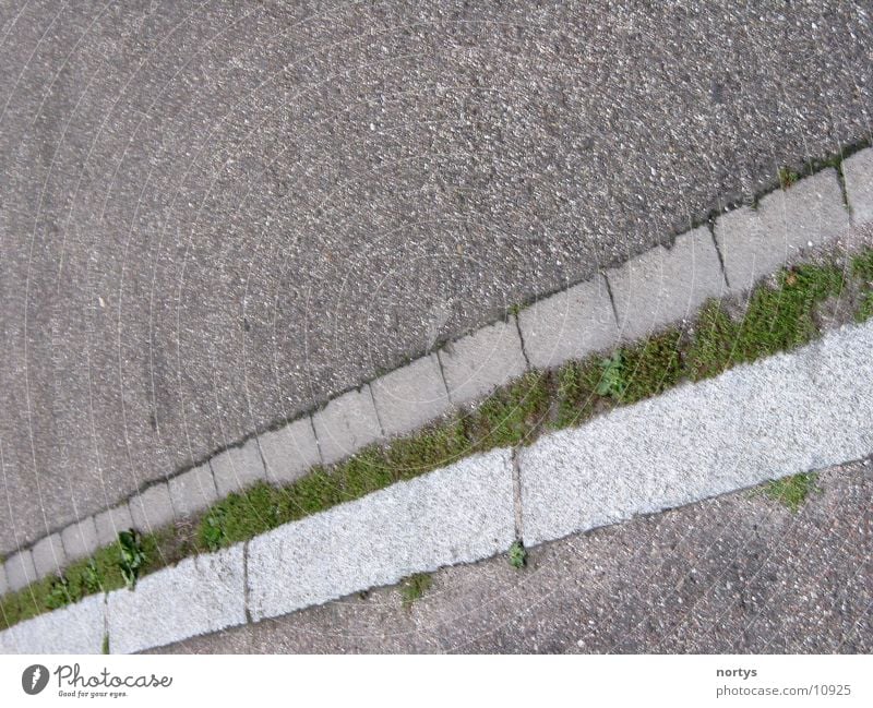 curb Curbside Sidewalk steep Street Stone Border