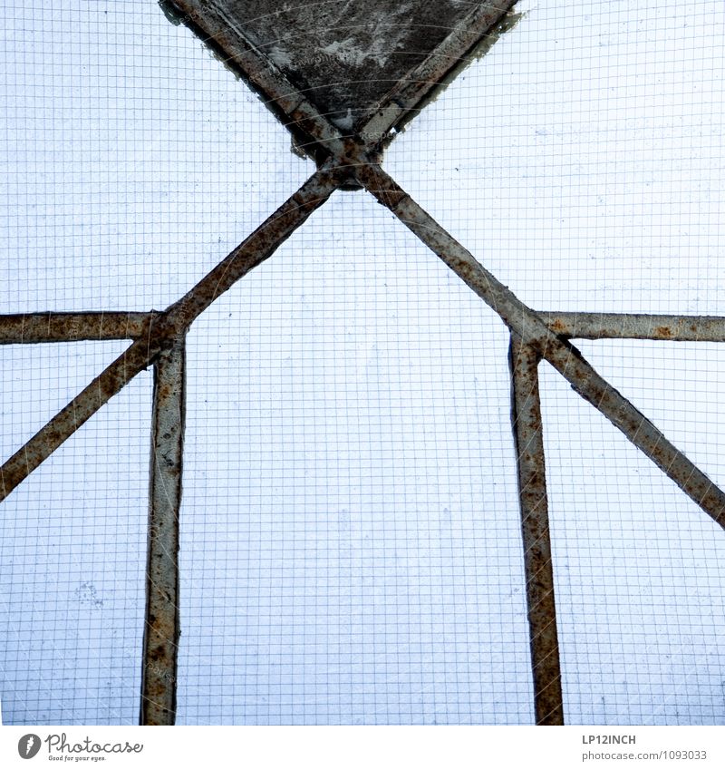 STUDIO TOUR | >X< House (Residential Structure) Factory Window Roof Glass Retro Blue Design Symmetry Checkered Skylight Line Colour photo Interior shot Deserted