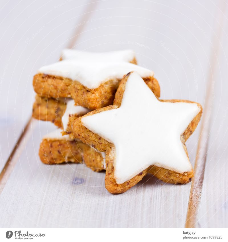 cinnamon stars Star cinnamon biscuit Christmas biscuit Christmas & Advent Cinnamon December Baked goods Sense of taste Card Seasons Bakery shop