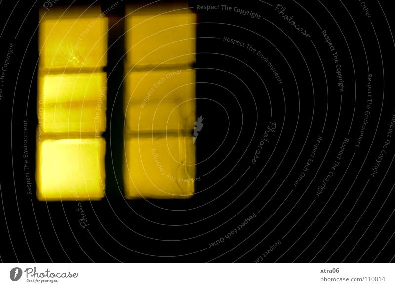 the dark Window Light Dark Night 6 House (Residential Structure) Flat (apartment) Wall (building) Strange Eerie Mysterious Creepy Fear Panic Evening Bright spot