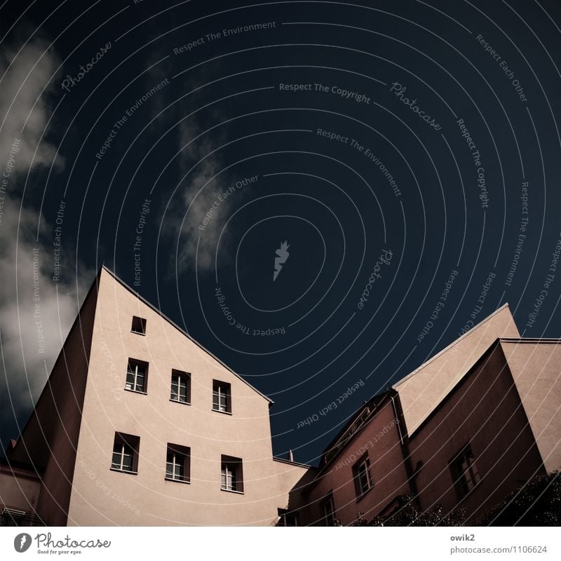 Tapered Sky Clouds Beautiful weather Bautzen Germany Small Town Old town Populated House (Residential Structure) Building Architecture Wall (barrier)