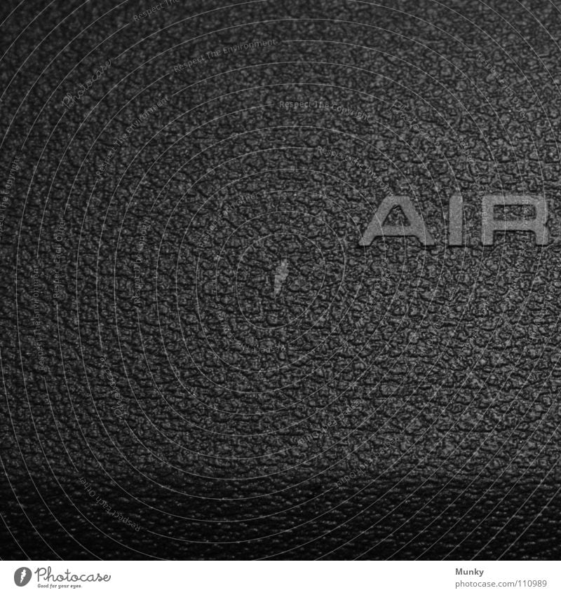 air Air Airbag Gray Black Inscription Letters (alphabet) Safety Square Two-piece 2 Macro (Extreme close-up) Close-up Munky Car dashboard secure Shadow