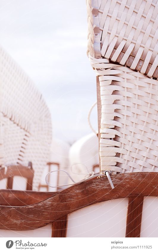 Basket at the beach Joy Happy Well-being Relaxation Calm Swimming & Bathing Vacation & Travel Tourism Trip Summer Summer vacation Sun Sunbathing Beach Ocean