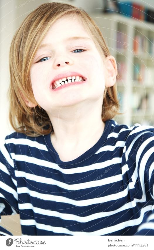 weekend:) Masculine Boy (child) Family & Relations Infancy Hair and hairstyles Face Eyes Mouth Lips Teeth 3 - 8 years Child Blonde Long-haired Smiling Laughter