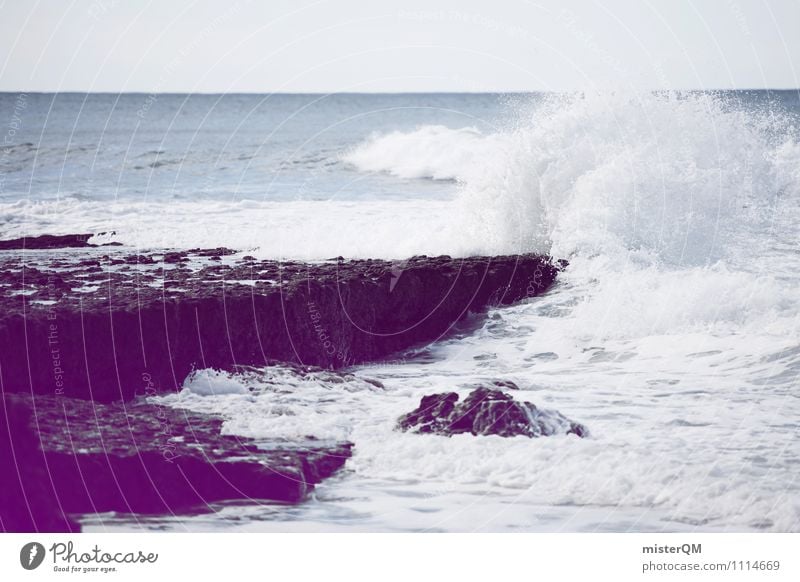 roar Environment Nature Elements Water Climate Climate change Esthetic White crest Ocean Waves Coast Rough Colour photo Subdued colour Exterior shot Detail