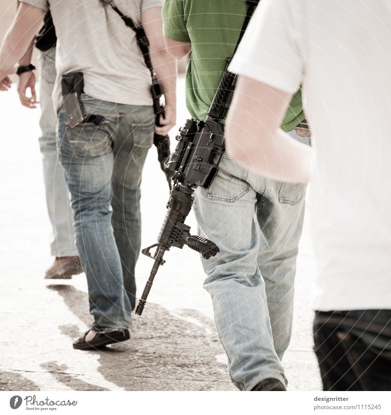 The madness of everyday life Young man Youth (Young adults) Group 18 - 30 years Adults West Jerusalem Israel Observe Going Power Safety Fear Dangerous Animosity