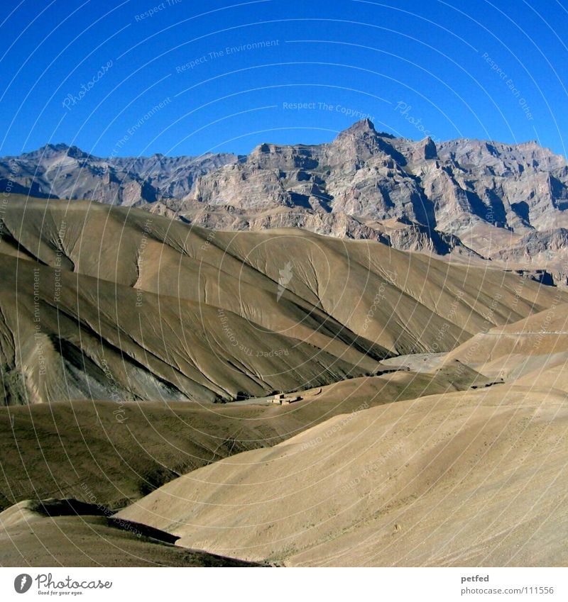 elephant skin mountains India Ladakh Leh Hiking Winding road Elephant skin Deep Mountain Earth nation Vacation & Travel Sky Blue Tall Climbing Vantage point