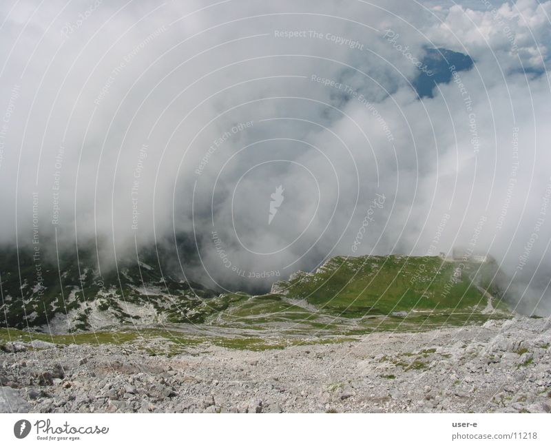 Watzmann House Clouds Mountain Landscape