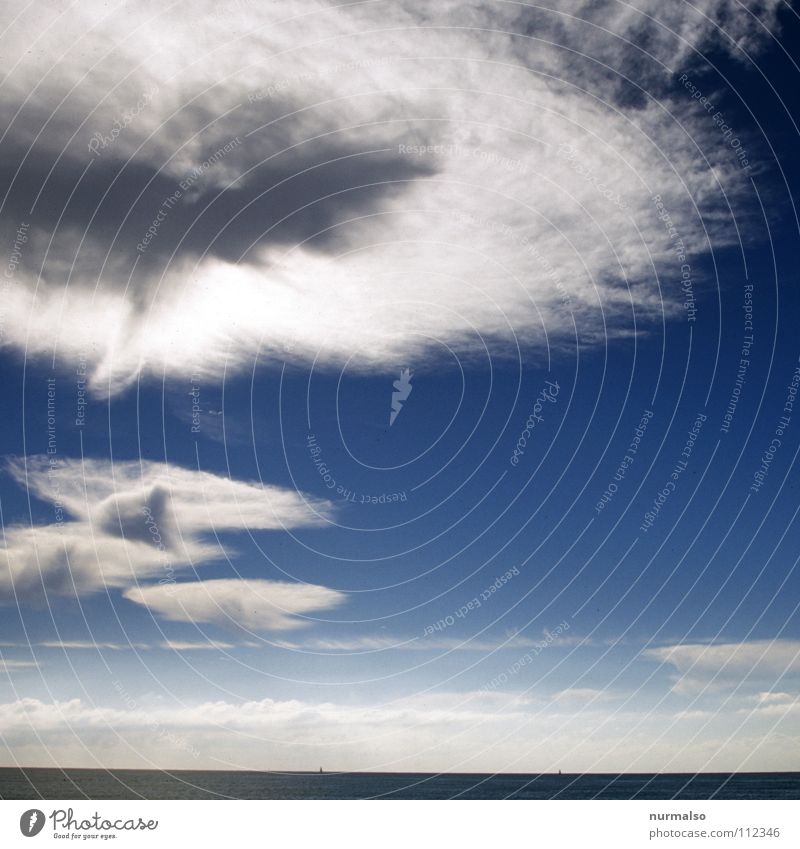 Good morning VIII Morning Clouds Infinity Horizon Ocean Rügen Waves Beach Watercraft Summer Abstract Moody Joy Sky Dawn Tall Baltic Sea North Perspective Nature