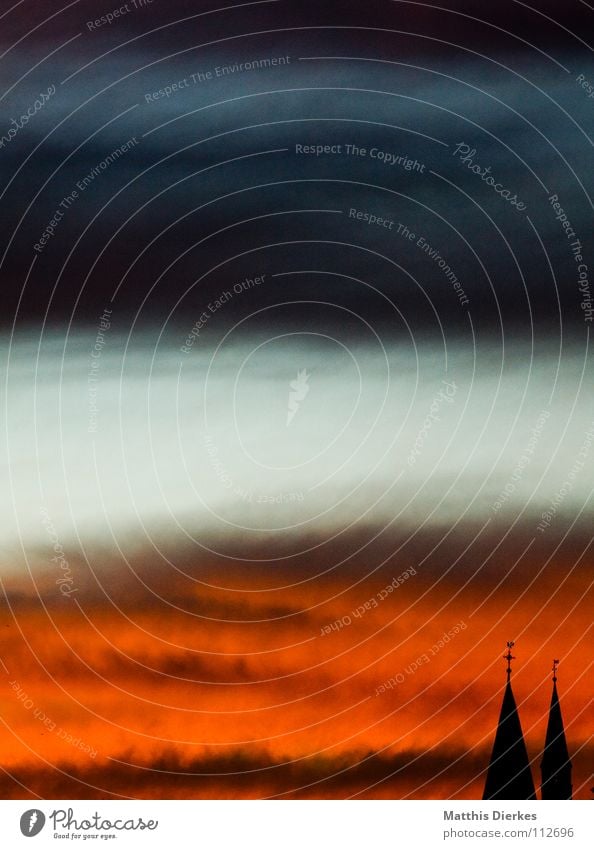 Abstract Sky Autumn Building Clouds Black Far-off places Tree Vail Aviation Collision Sunset Physics Balcony Color gradient Vapor trail Arnsberg Sauerland Joy