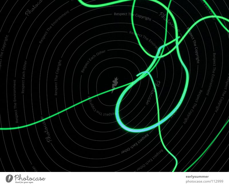 drift about Light Lightning Long exposure Flash Laser Laser show Laser sword Disco Club Going Evening Night Dark Green Bee Honey-comb Science & Research Insect