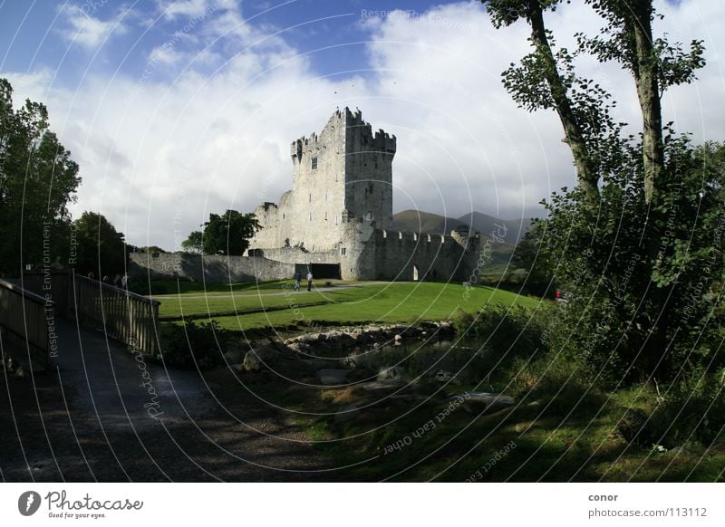 Castle in Ireland Vacation & Travel Summer's day Historic towerhouse old buildings cloud play