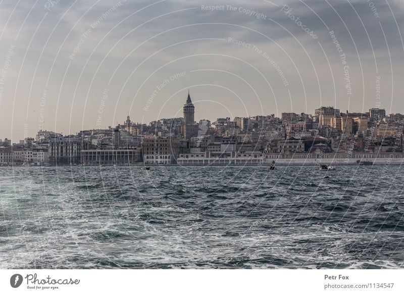 Istanbul on the Bosporus Town Capital city Port City Deserted House (Residential Structure) Harbour Tourist Attraction Navigation Passenger ship Water Movement