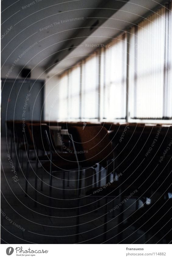 racket club Chair Cold Window Gloomy Brown Architecture Room Old Bauhaus GDR chairs Seating