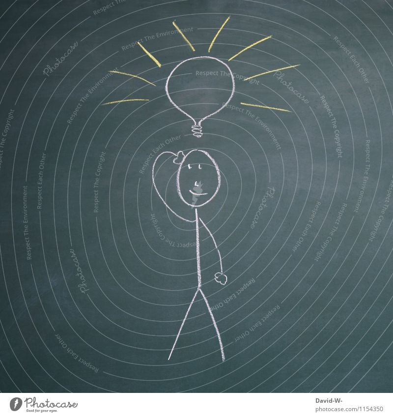 idea School Study Blackboard Student Workplace Success Human being Masculine Child Young man Youth (Young adults) Infancy Life Head Think Smiling Education