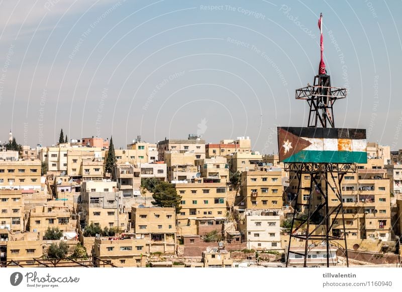 city roofs Amman Jordan Asia Town Capital city Downtown Old town Skyline Populated Overpopulated House (Residential Structure) High-rise Tower