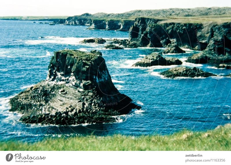 Iceland (11) Island Far-off places Longing North Sea Scandinavia Vacation & Travel Travel photography Nordic Geyser Water Surface of water Ocean Rock Nature