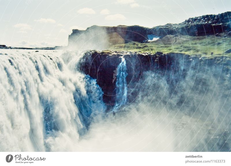 Iceland (10) Island Far-off places Longing North Sea Scandinavia Vacation & Travel Travel photography Tourism Nordic Geyser Water Surface of water Waterfall