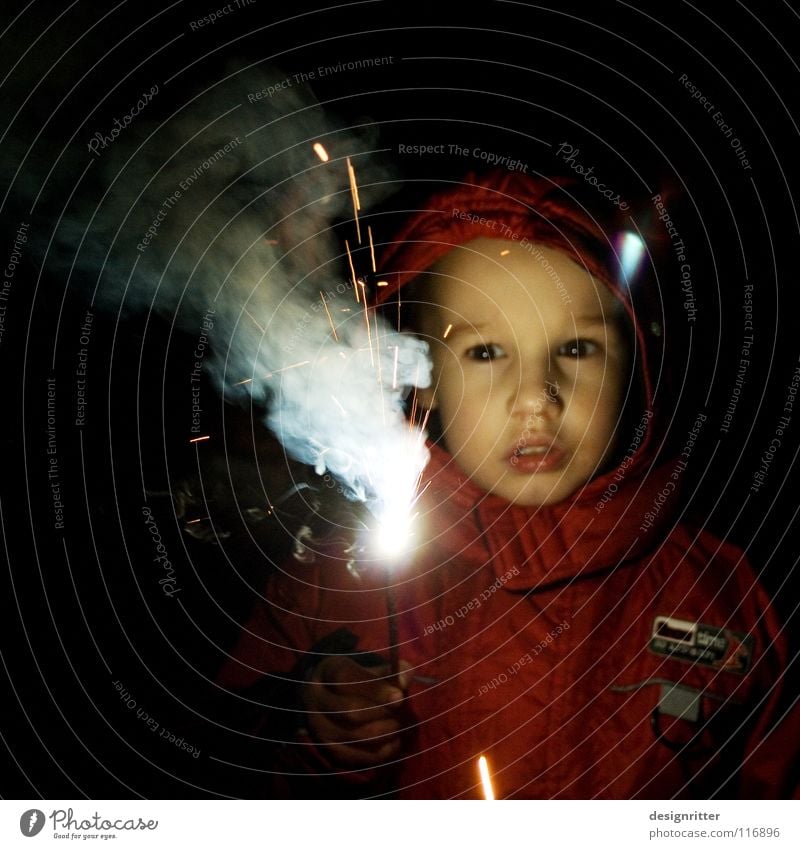 fireworkers Sparkler New Year's Eve Child Discover Brave Playing Dangerous Blaze Firecracker Bengali Fire Boy (child) fasciation Enthusiasm Pyrotechnics