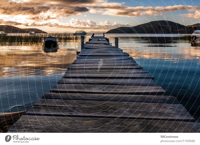 Summer holiday at the lake Vacation & Travel Adventure Far-off places Camping Summer vacation Sun Beach Mountain Hiking Nature Landscape Sky Clouds Horizon