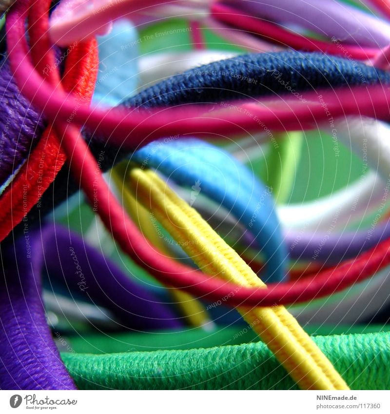 coloured rubbers ... SECOND Rubber Together Attachment Hold Bond Round Elastic Multicoloured Red Violet Green White Pink Blue Light blue Dark green Bright green