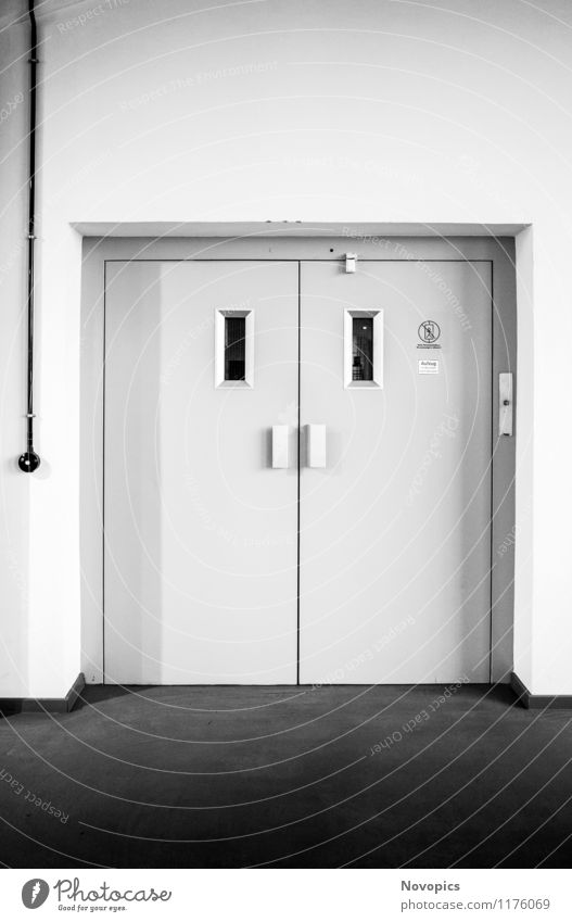 the lift Building Architecture Elevator Black White Comfortable Movement elevator system burden Transport Bauhaus Bauhaus style Dessau walter Gropius