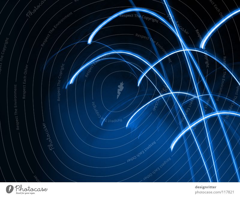 alien grass Light Tracer path Dark Grass Blade of grass Night Blue Long exposure Lamp Bright Bright spot Plant shine darkness plan Extraterrestrial being