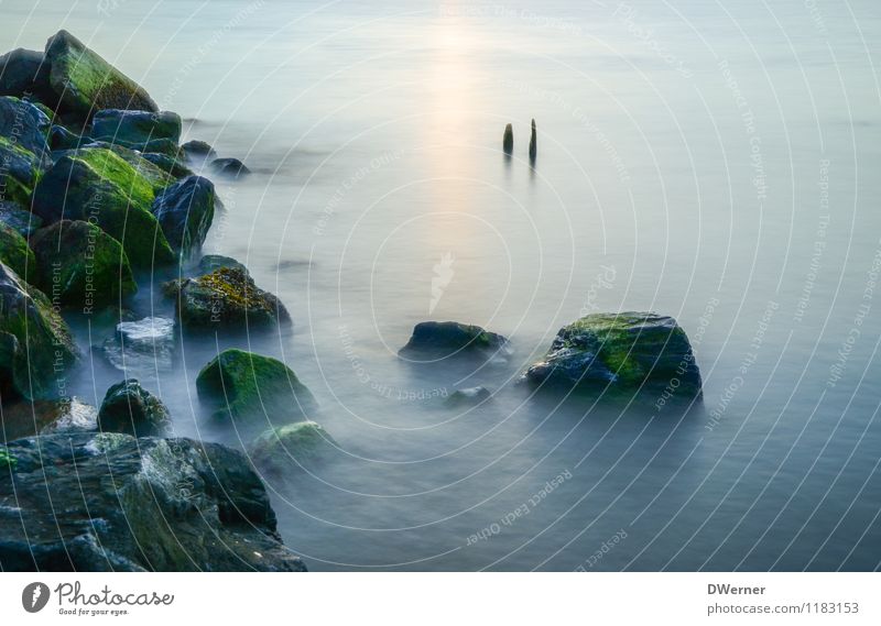 Grey filter 2 Evening Twilight Night Light Long exposure Sunlight Sunbeam Blur Far-off places Beach Ocean Waves Nature Landscape Water Sky Sunrise Blue