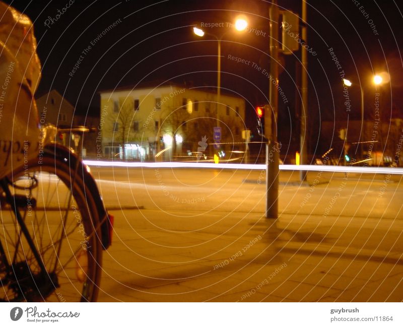 streets Night Light Long exposure Street Mixture