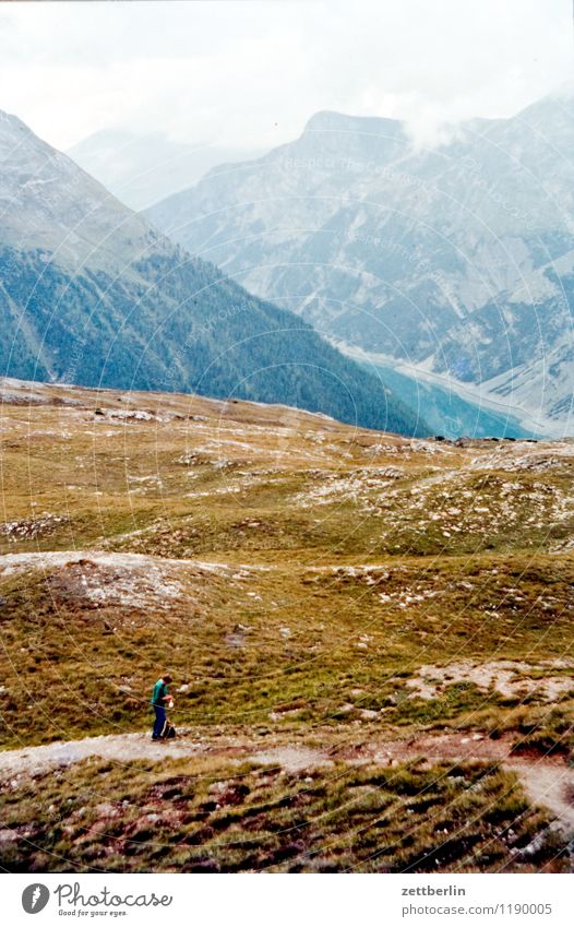 Switzerland (1) Mountain High mountain region Rock Massive Far-off places Fog Haze Vacation & Travel Travel photography Tourism Alps Sparse Landscape Nature