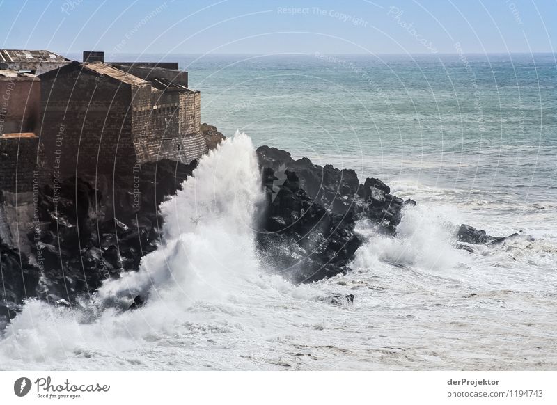 House with sea access Vacation & Travel Tourism Far-off places Summer vacation Environment Landscape Bad weather Gale Waves Coast Lakeside Ocean Island