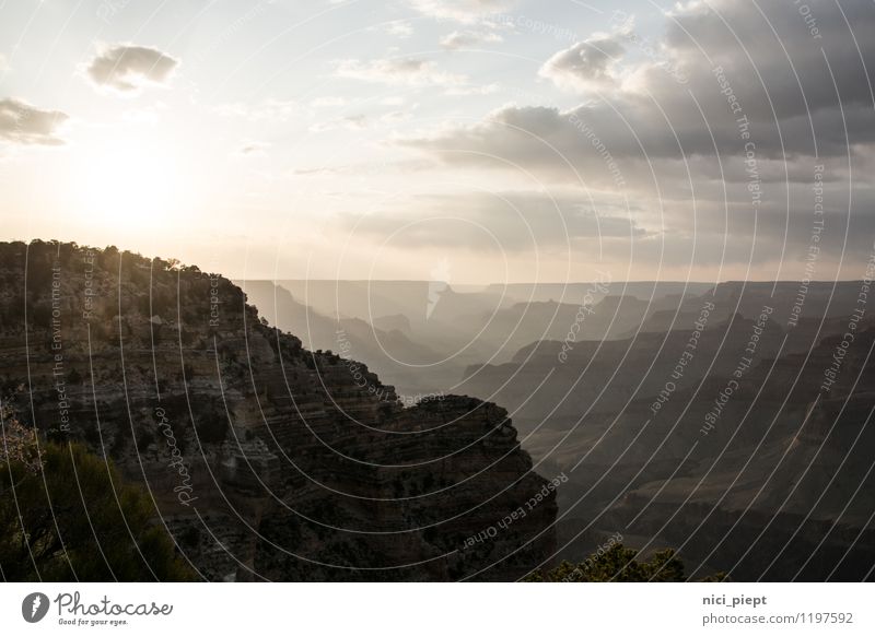 A breath of nothing ... Nature Landscape Air Sky Horizon Rock Mountain Canyon Grand Canyon Dream Exceptional Large Infinity Tall Natural Freedom Colour photo