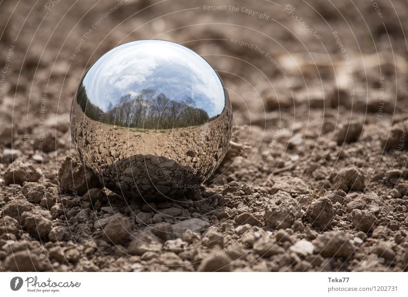 globe Environment Nature Earth Sky Field Art Colour photo Exterior shot Experimental Abstract Pattern Structures and shapes Deserted