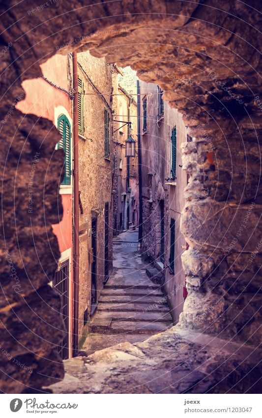 Waiting for ... Deserted House (Residential Structure) Wall (barrier) Wall (building) Facade Window Lanes & trails Old Historic Colour photo Exterior shot Day