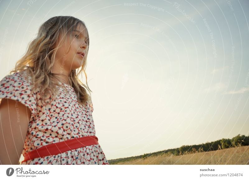 Once upon a time in summer ........................................................................ Child Girl Face Arm Hand Hair and hairstyles Dress