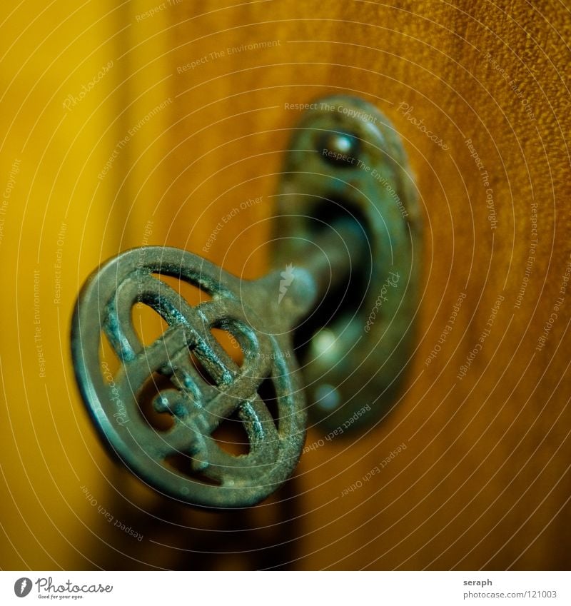 Key Old Mysterious Rust dusty Individual Ornament Art Symbols and metaphors Metal Detail Macro (Extreme close-up) Things Lock Closed Safety Living or residing