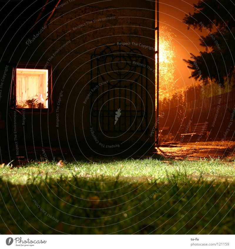 study House (Residential Structure) Room Work and employment Night Long exposure Winter Evening Lighting