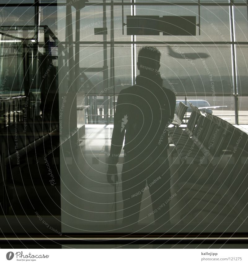 Back Reflection Window Vacation & Travel Business trip Air miles Passenger Platform Luggage Commuter trains Underground Station Corner Graf Adolf Platz