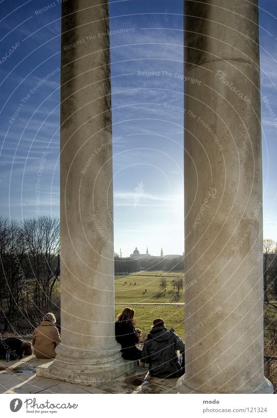 spring fever Spring Munich Clouds HDR Human being Sun Nature Emotions Couple In pairs