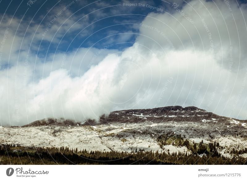 cloud movements Environment Nature Landscape Sky Clouds Climate Weather Alps Mountain Natural Blue Colour photo Exterior shot Deserted Day Wide angle