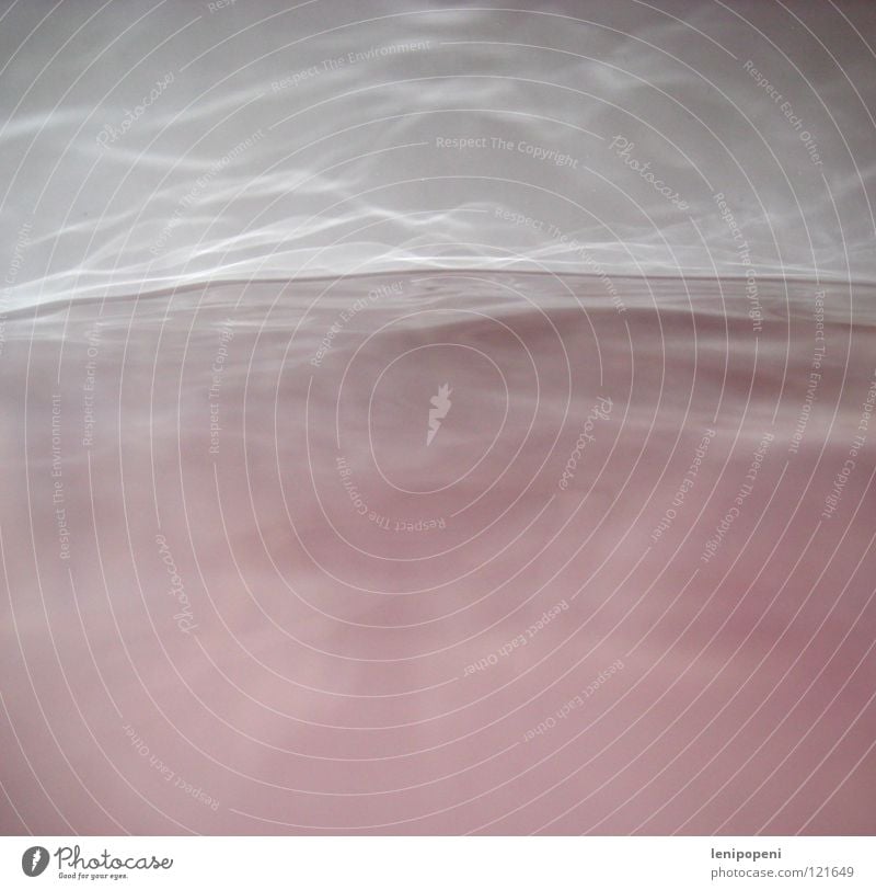 Don't make such a wave. Pink Waves Reflection Fog Bathroom Water Shadow Steam Banal Bathtub