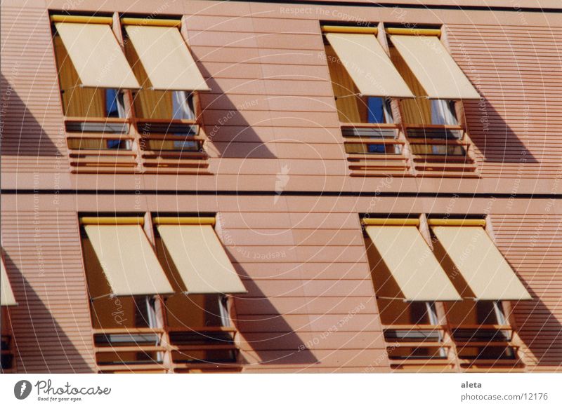 windows Window Venetian blinds Potsdamer Platz Architecture marking