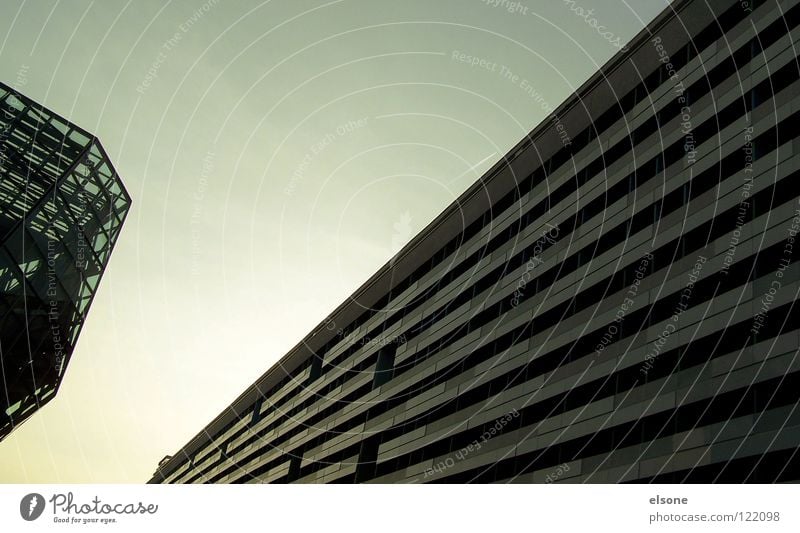 ::I LOVE DRESDEN:: East Dresden Cinema Back-light Dusk Across Length Stripe House (Residential Structure) Building 2 Concrete Gloomy Beautiful Wall (barrier)