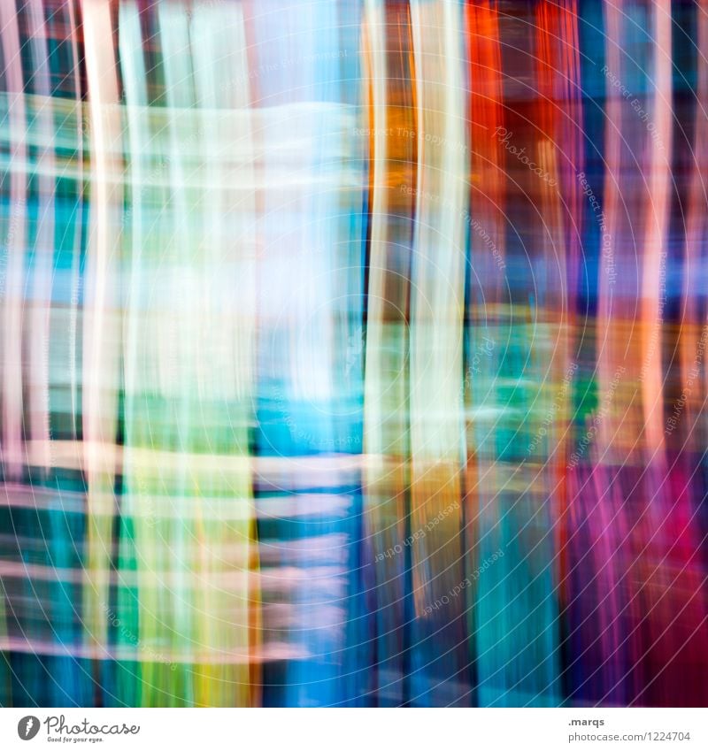 streaked Style Design Glass Line Stripe Exceptional Uniqueness Modern Crazy Multicoloured Movement Colour Double exposure Background picture Colour photo