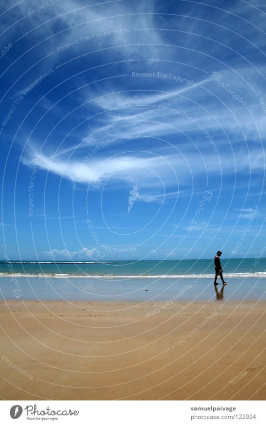 solitude Loneliness Sky Ocean Clouds Human being Solitude. solidão Mar oceano céu nuvens