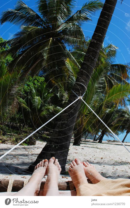 holiday feeling Well-being Contentment Relaxation Calm Vacation & Travel Tourism Far-off places Freedom Summer Summer vacation Sunbathing Beach Ocean Feet 2